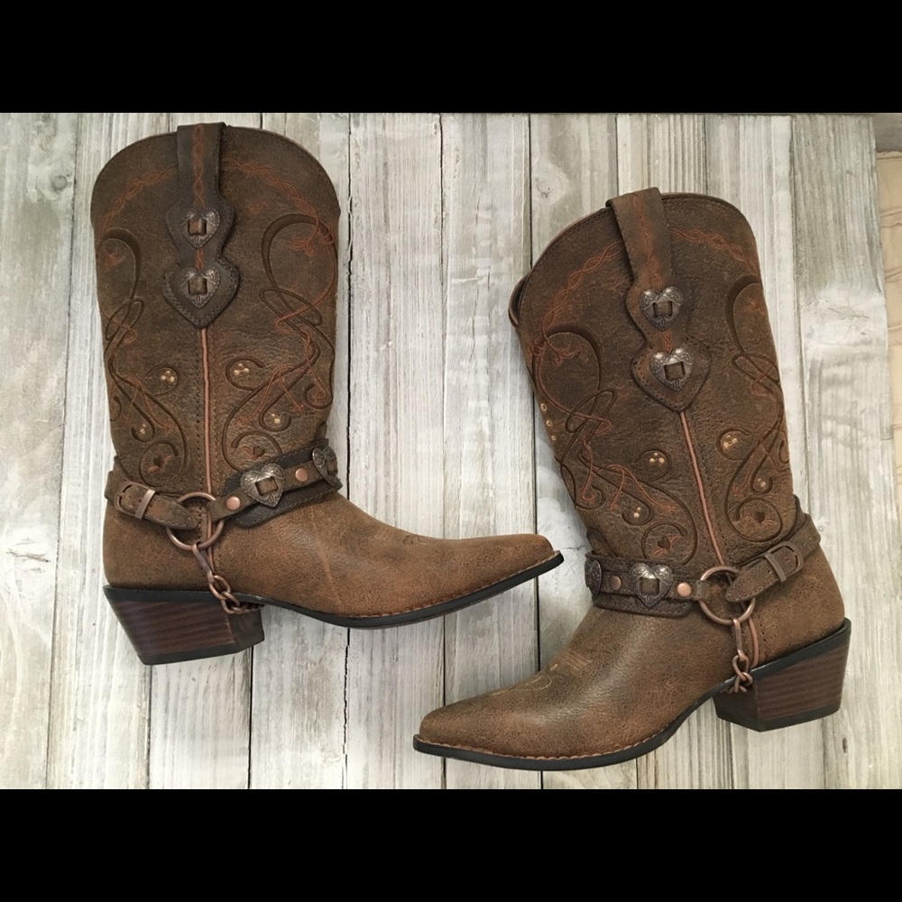 Durango  boots. Worn twice. Well taken care off.